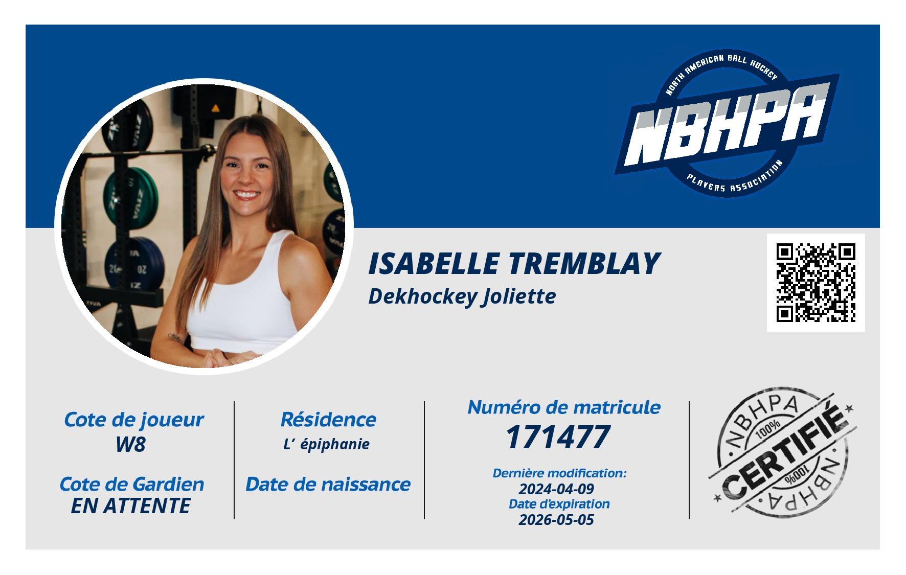 Isabelle Tremblay 