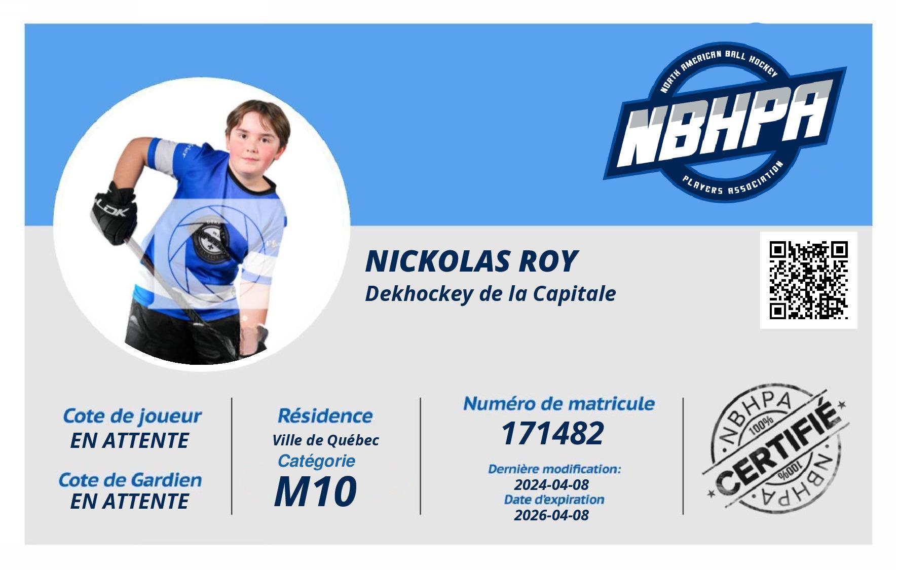 Nickolas Roy