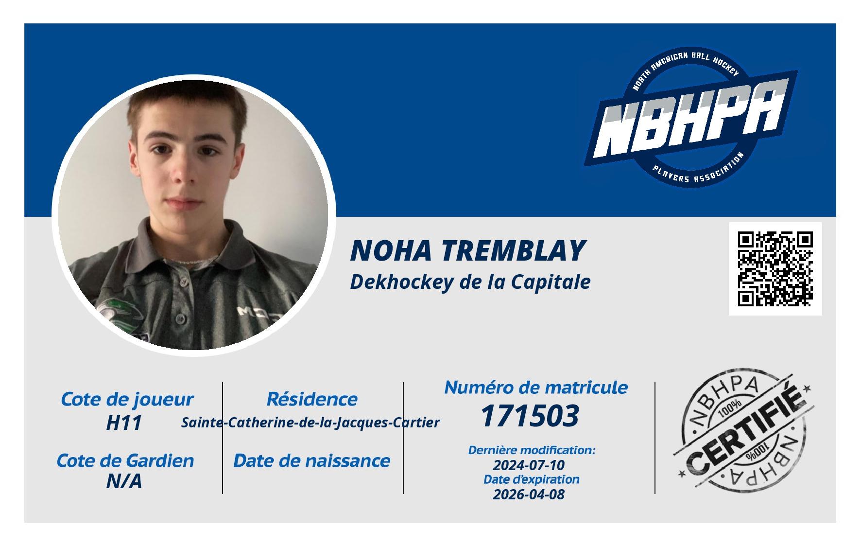 Noha Tremblay 