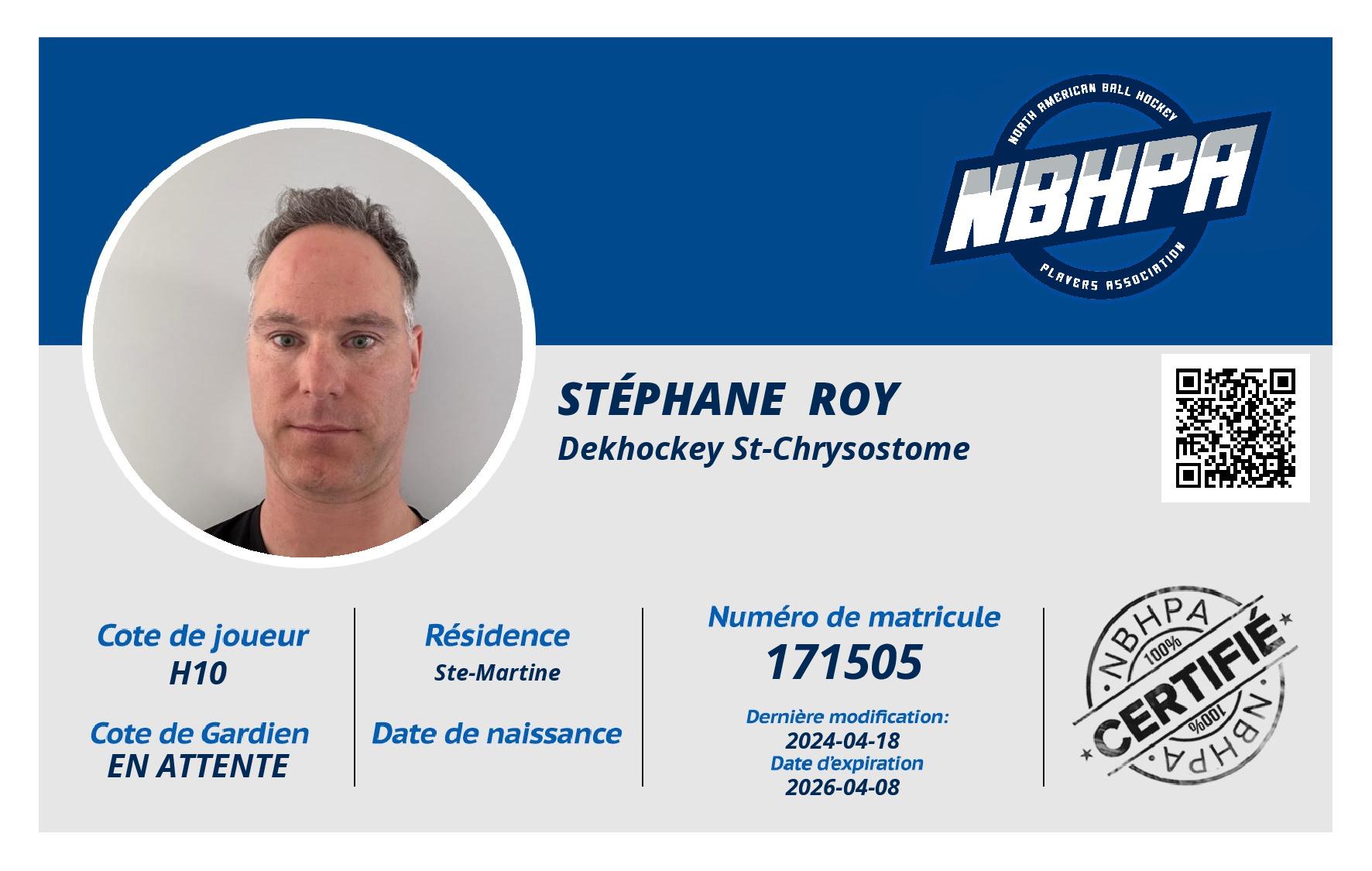 Stéphane  Roy