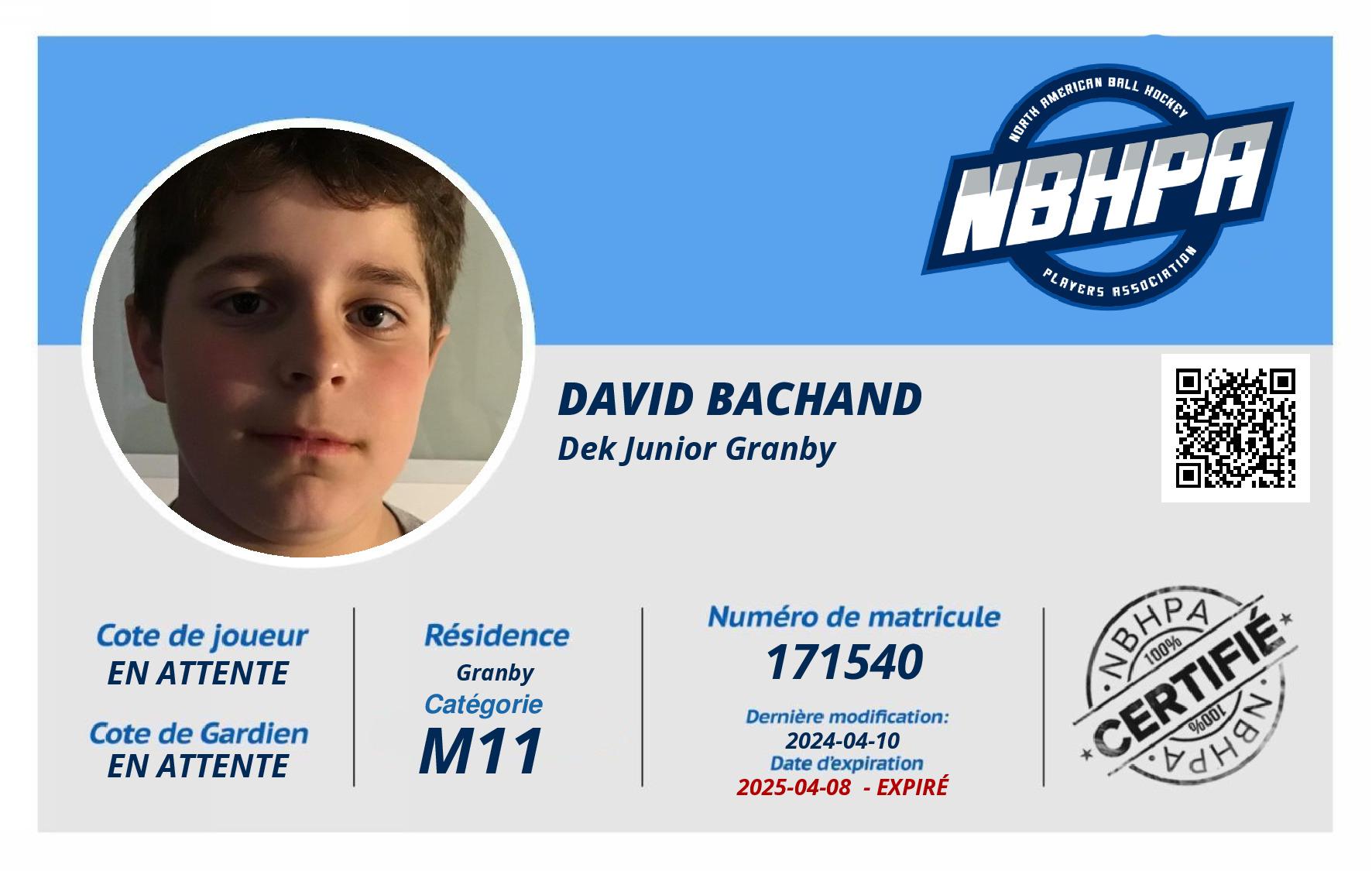 David Bachand