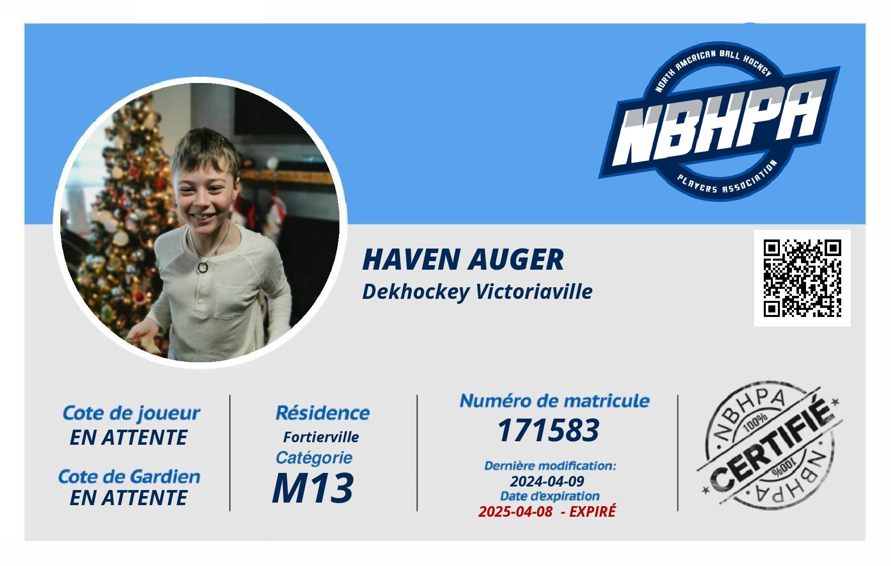 Haven Auger