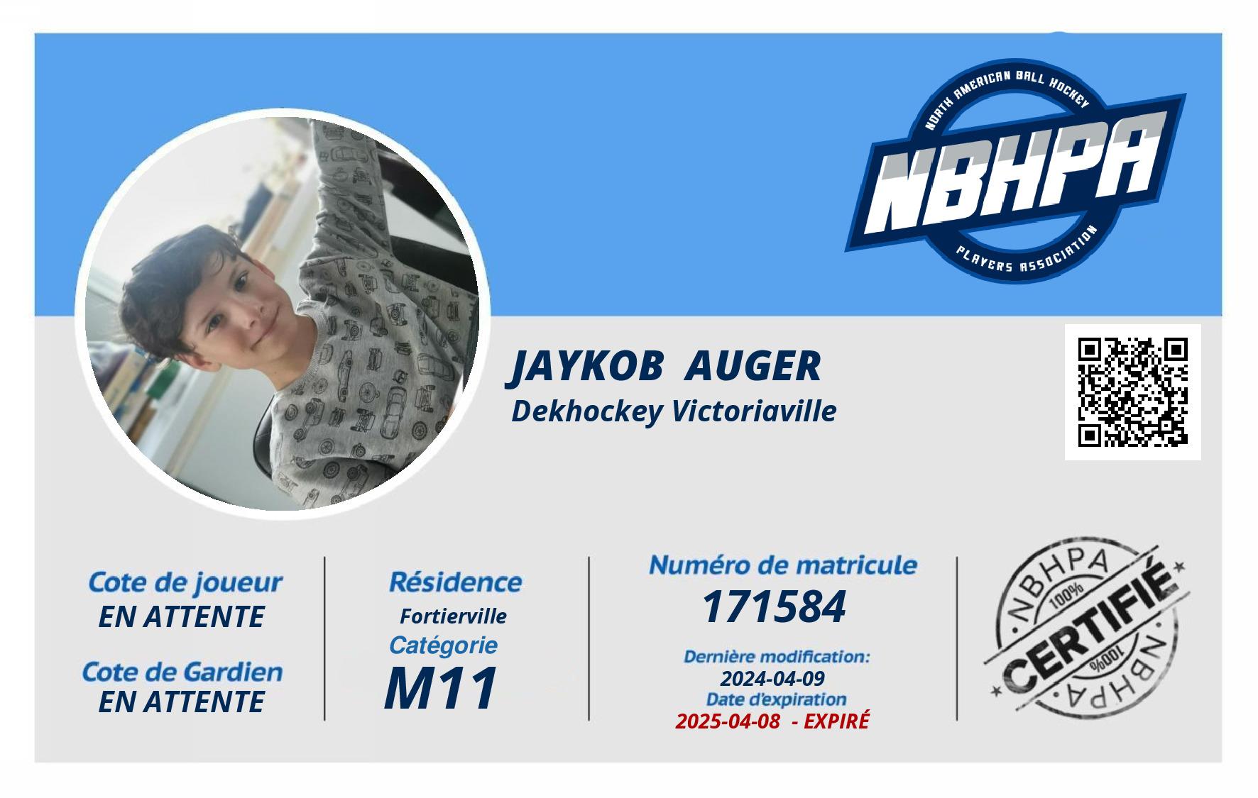 Jaykob  Auger