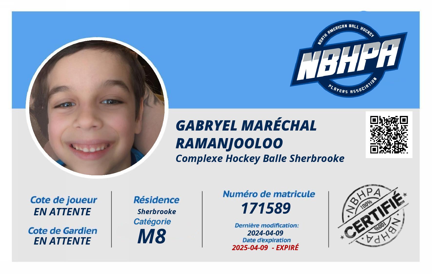 Gabryel Maréchal Ramanjooloo 