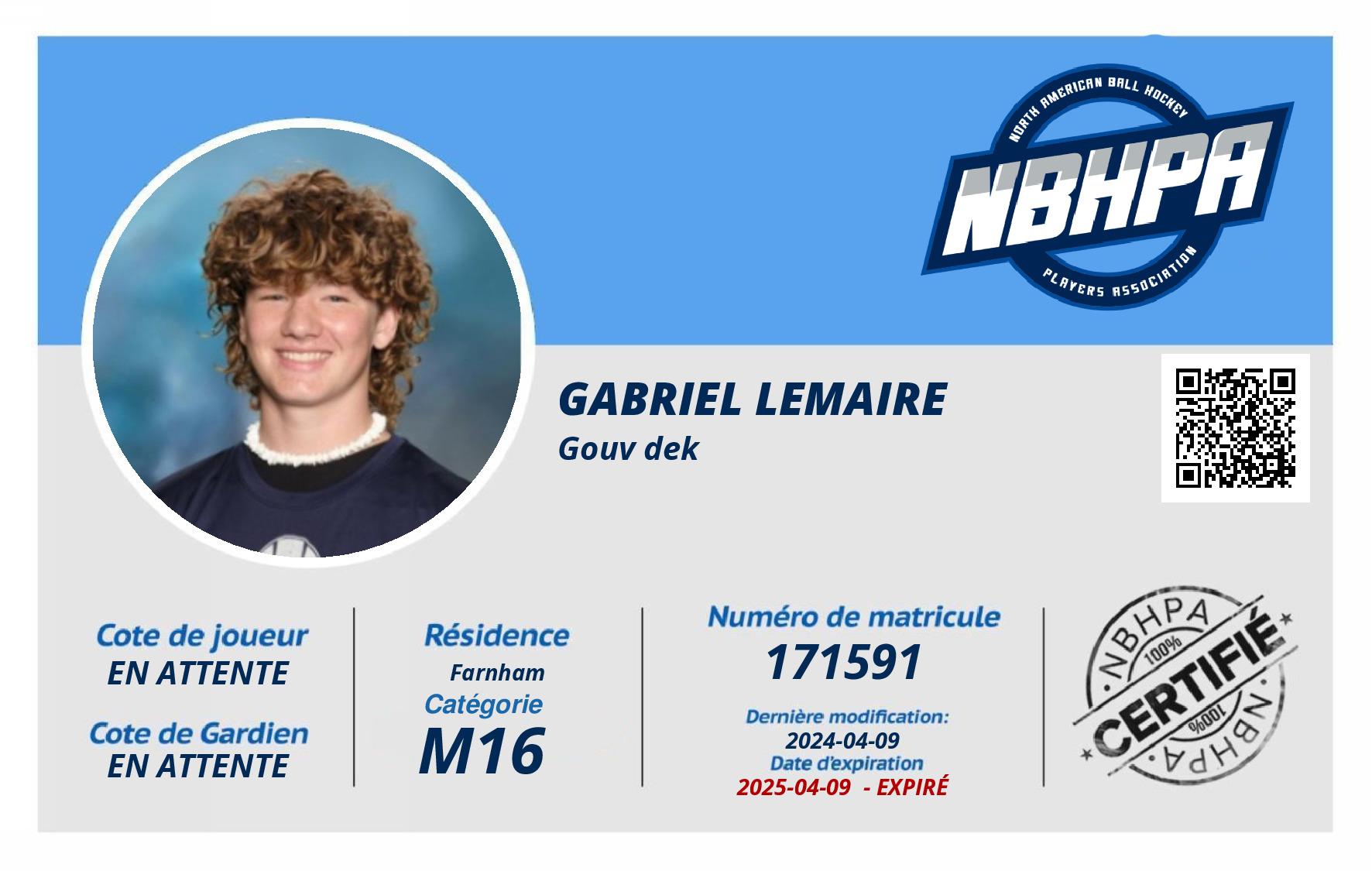 Gabriel Lemaire