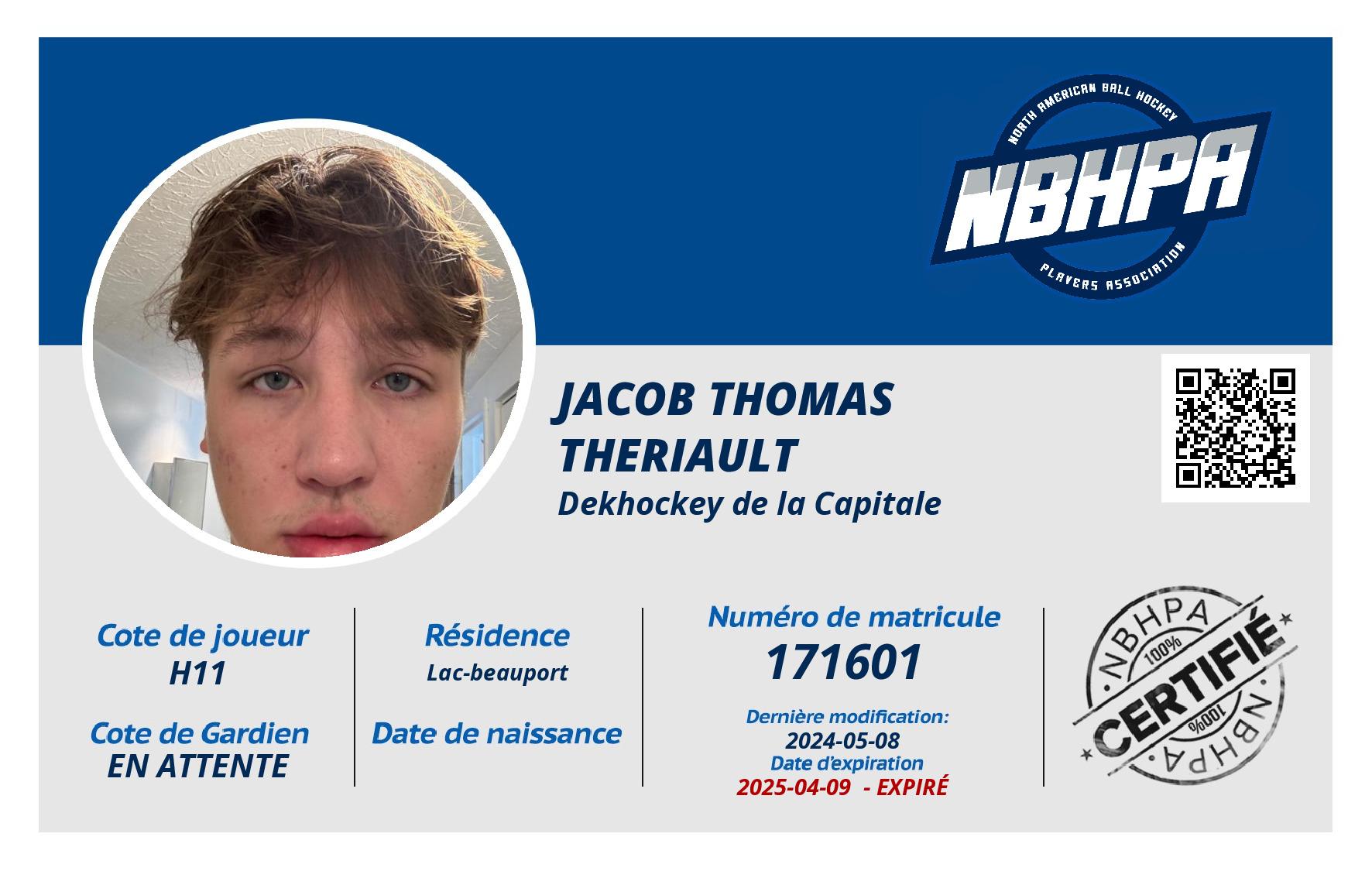 Jacob Thomas Theriault