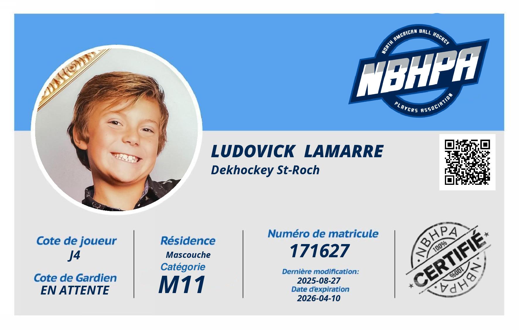 Ludovick  Lamarre