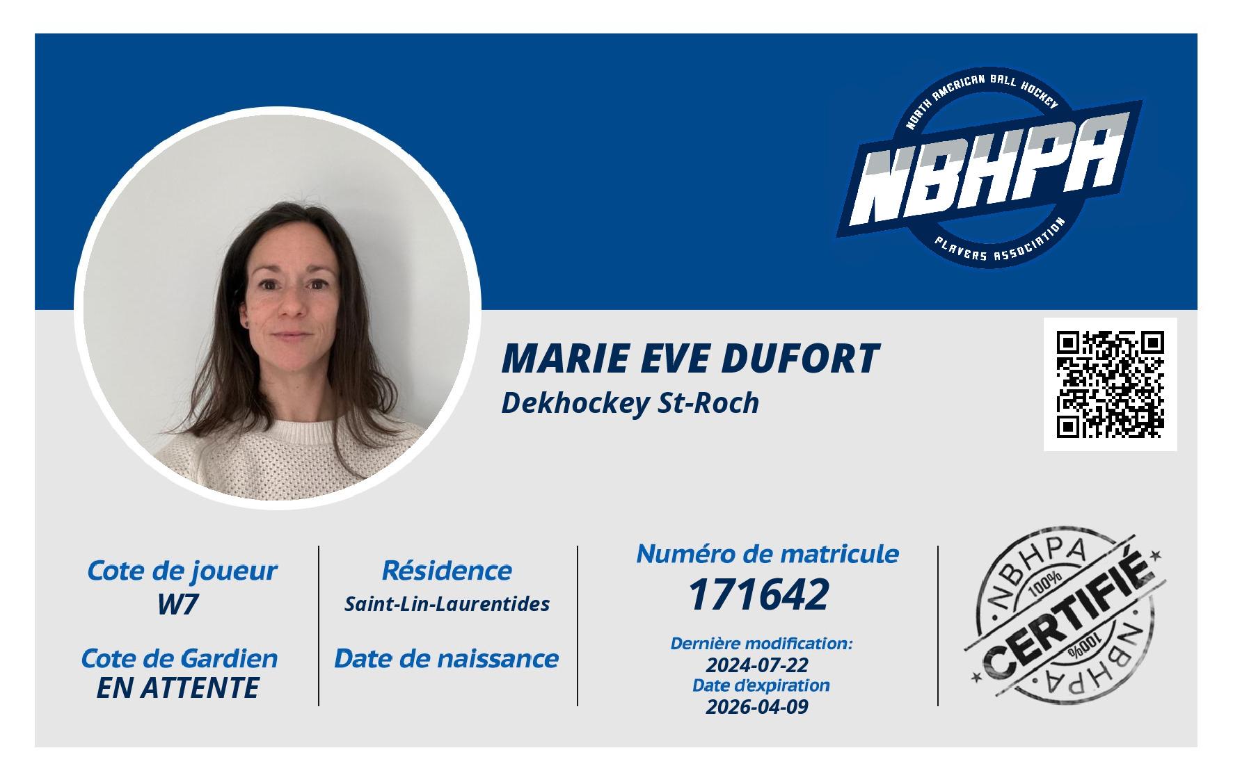 Marie Eve Dufort