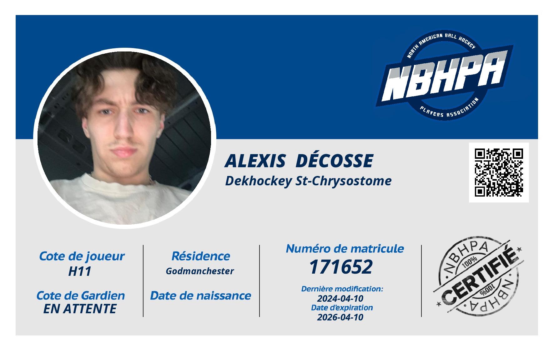 Alexis  Décosse