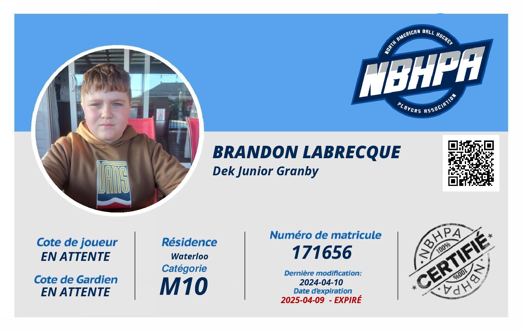 Brandon Labrecque