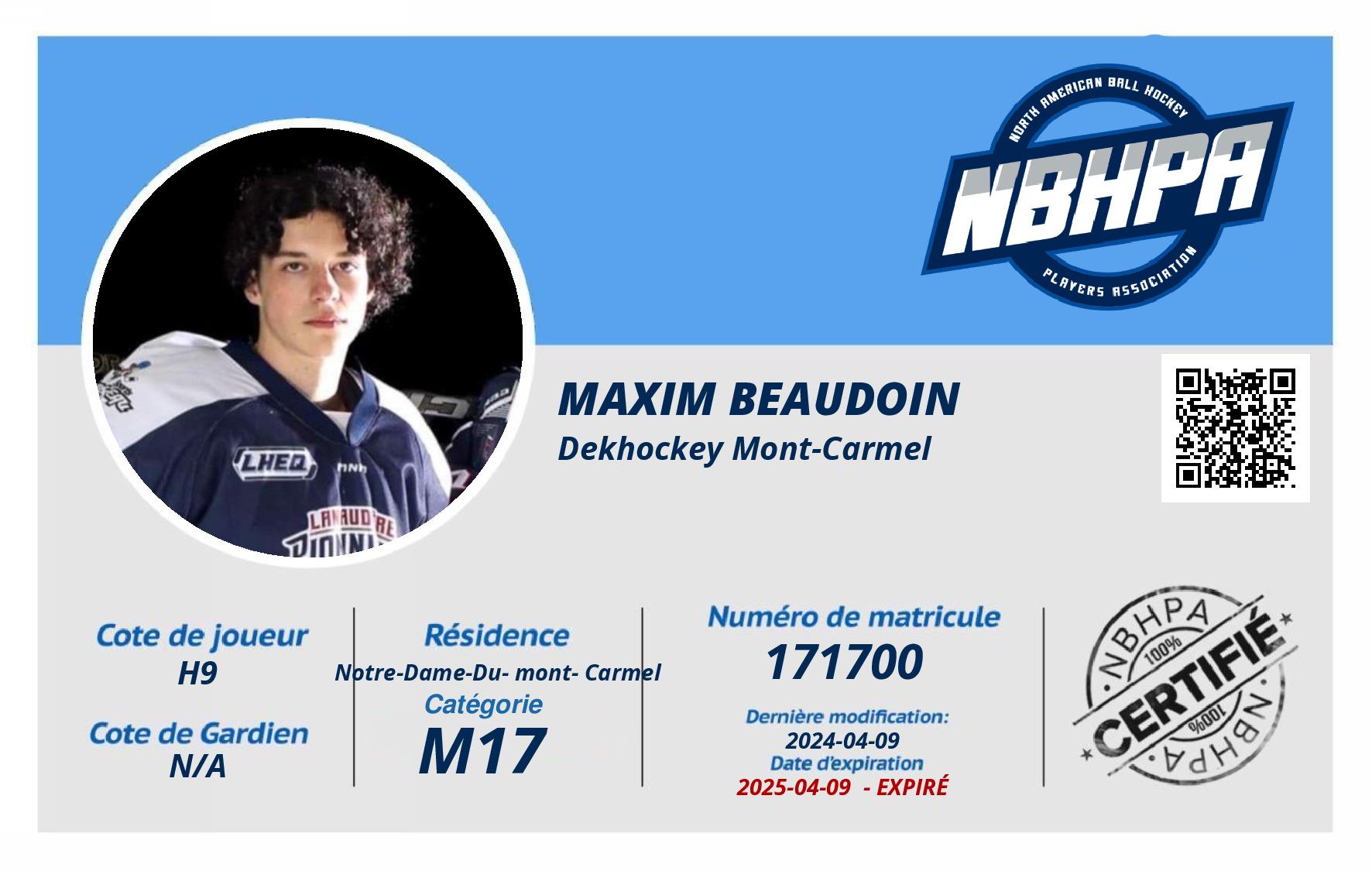 Maxim Beaudoin