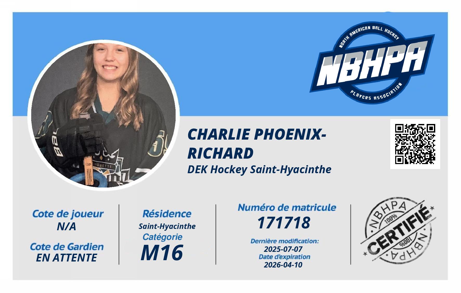 Charlie Phoenix-Richard