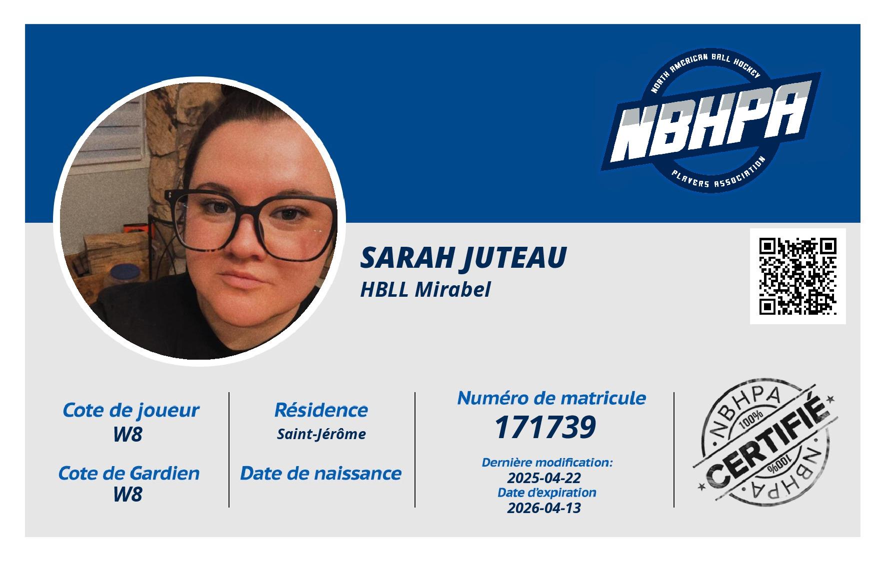 Sarah Juteau