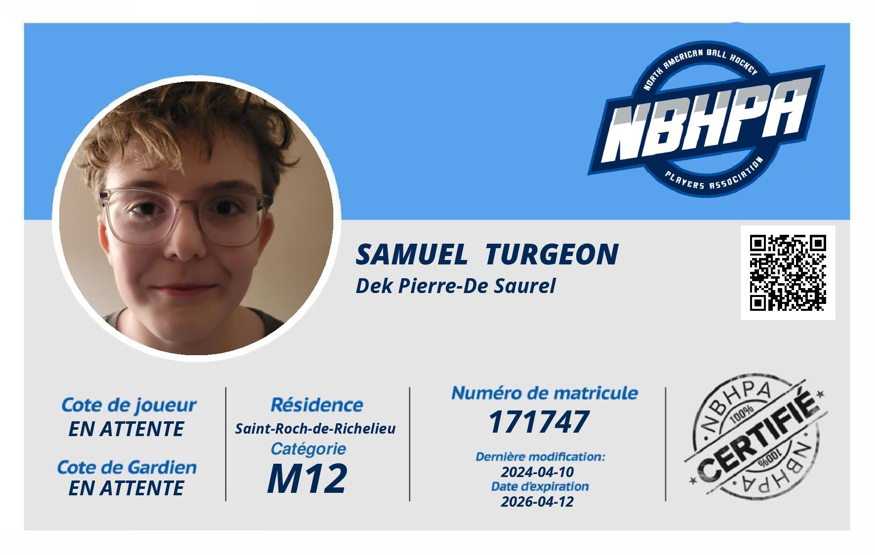 Samuel  Turgeon 