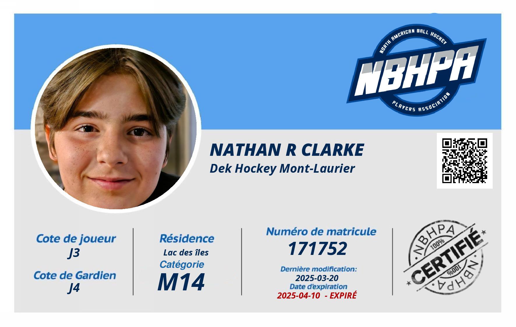 Nathan R Clarke