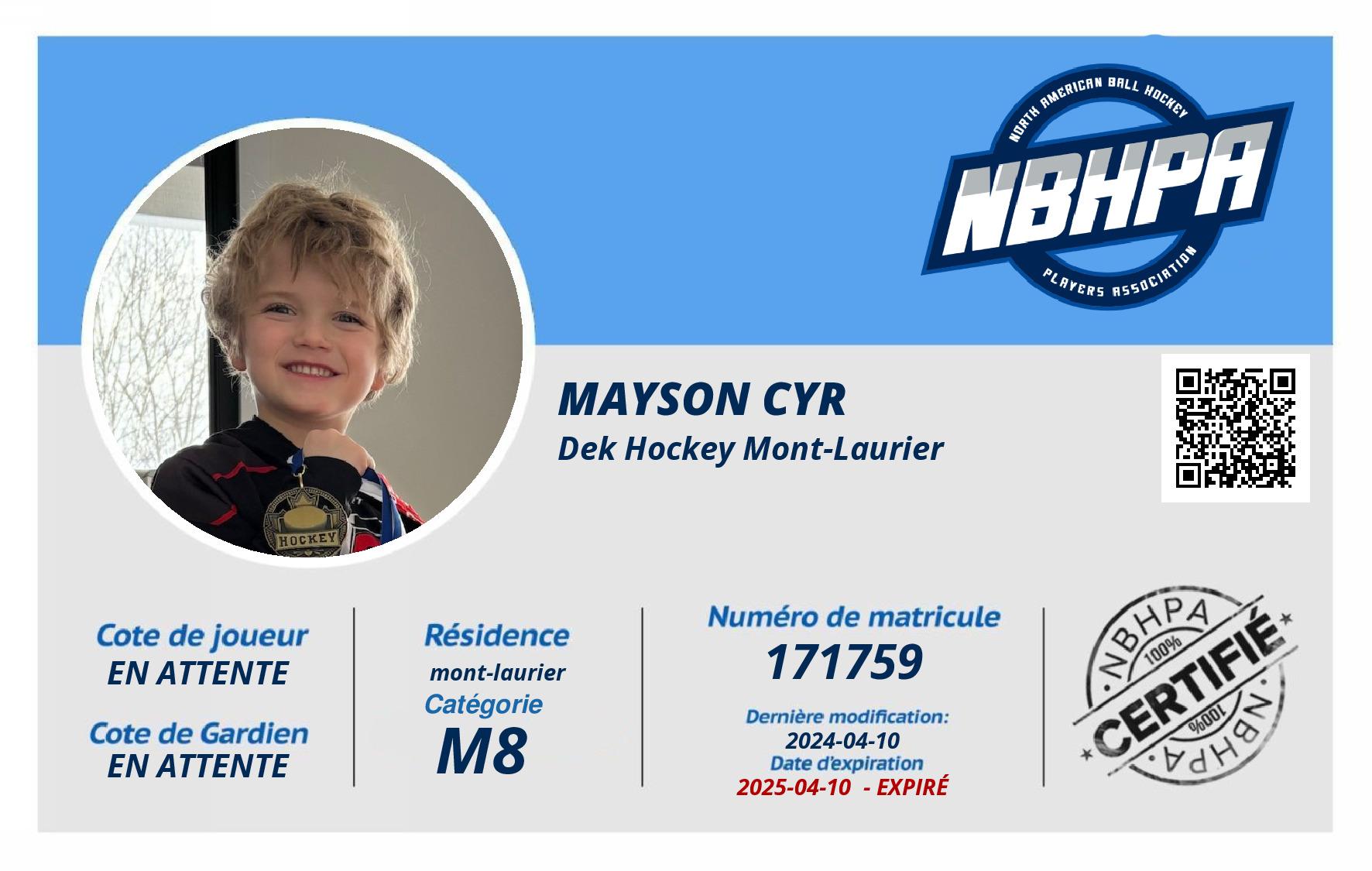 Mayson Cyr