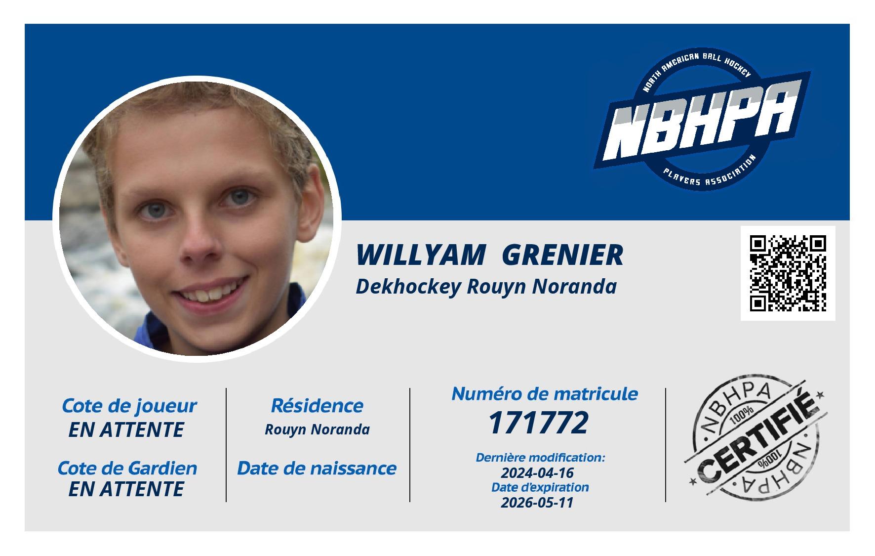 Willyam  Grenier
