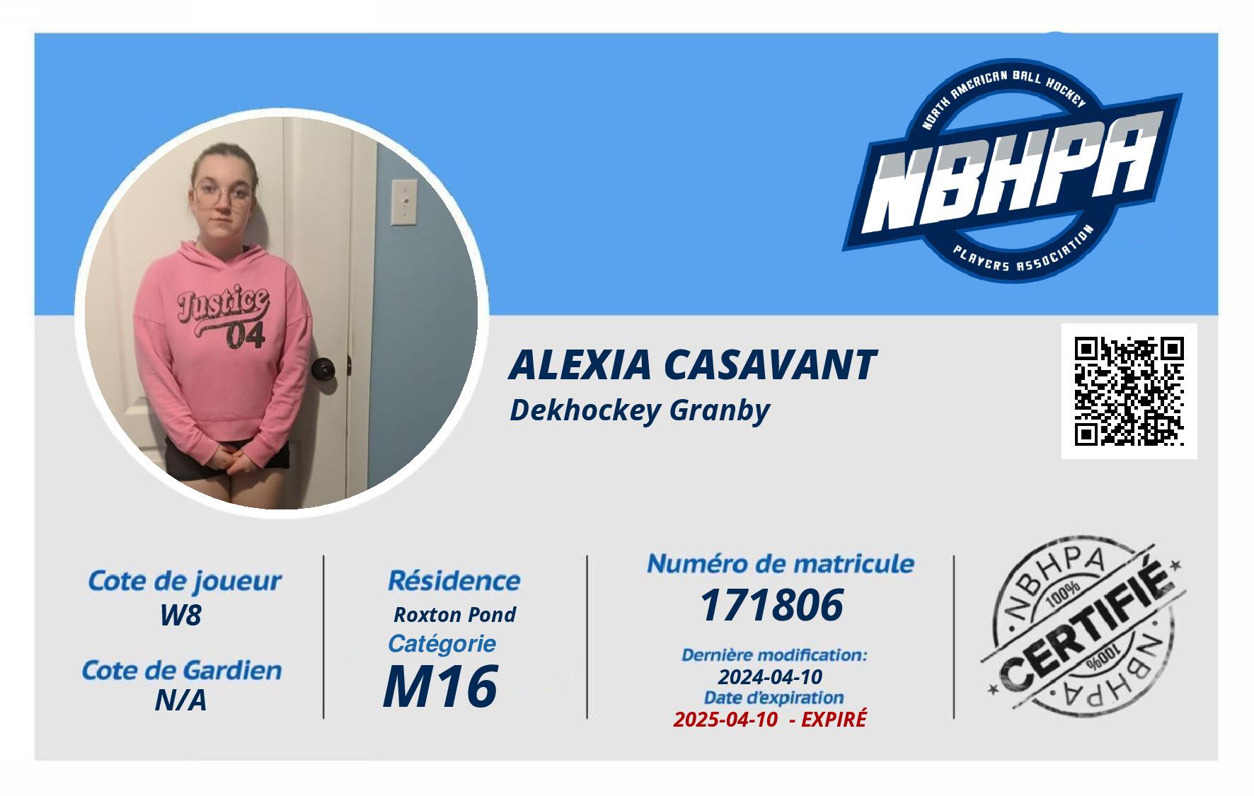 Alexia Casavant