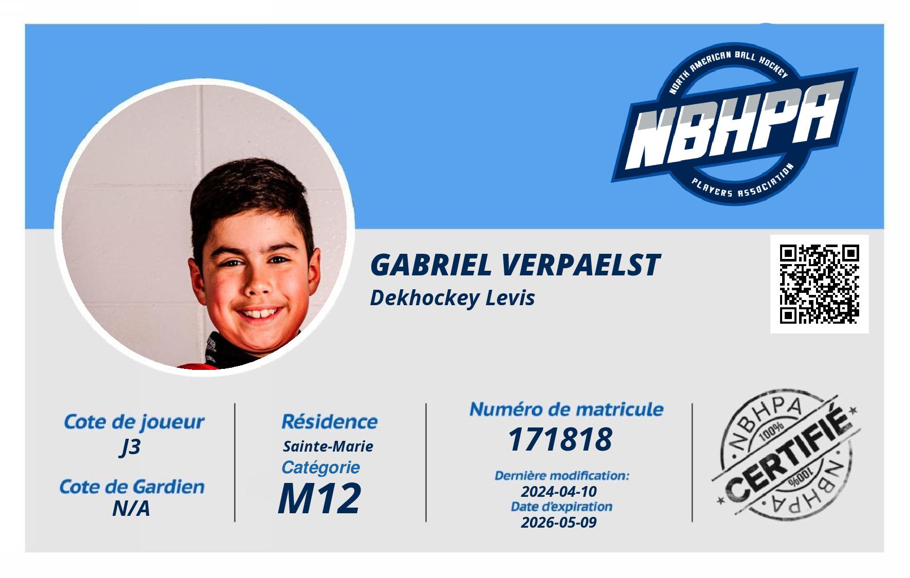 Gabriel Verpaelst