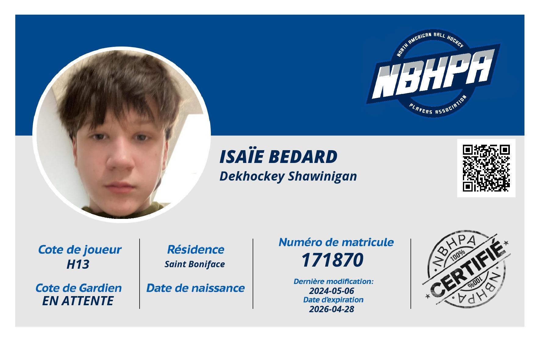 Isaïe Bedard