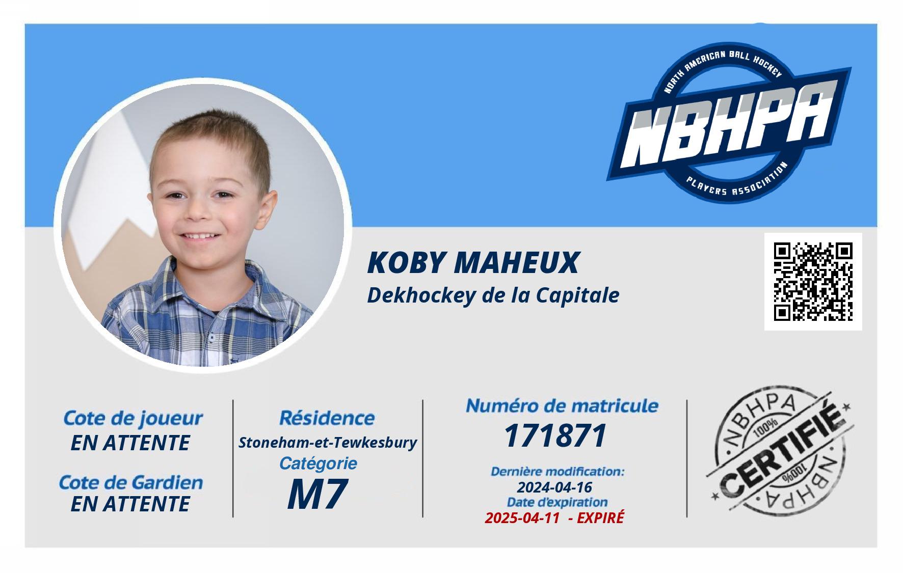 Koby Maheux