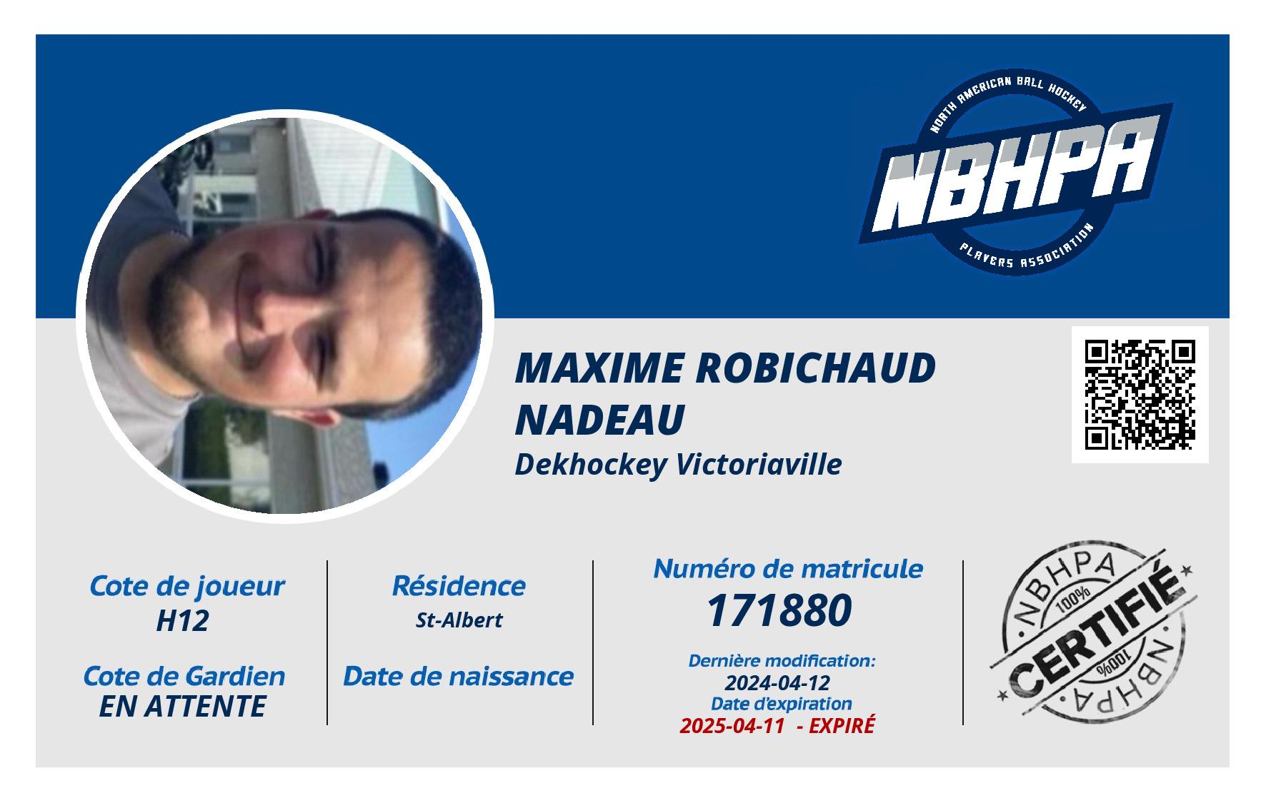 Maxime Robichaud Nadeau