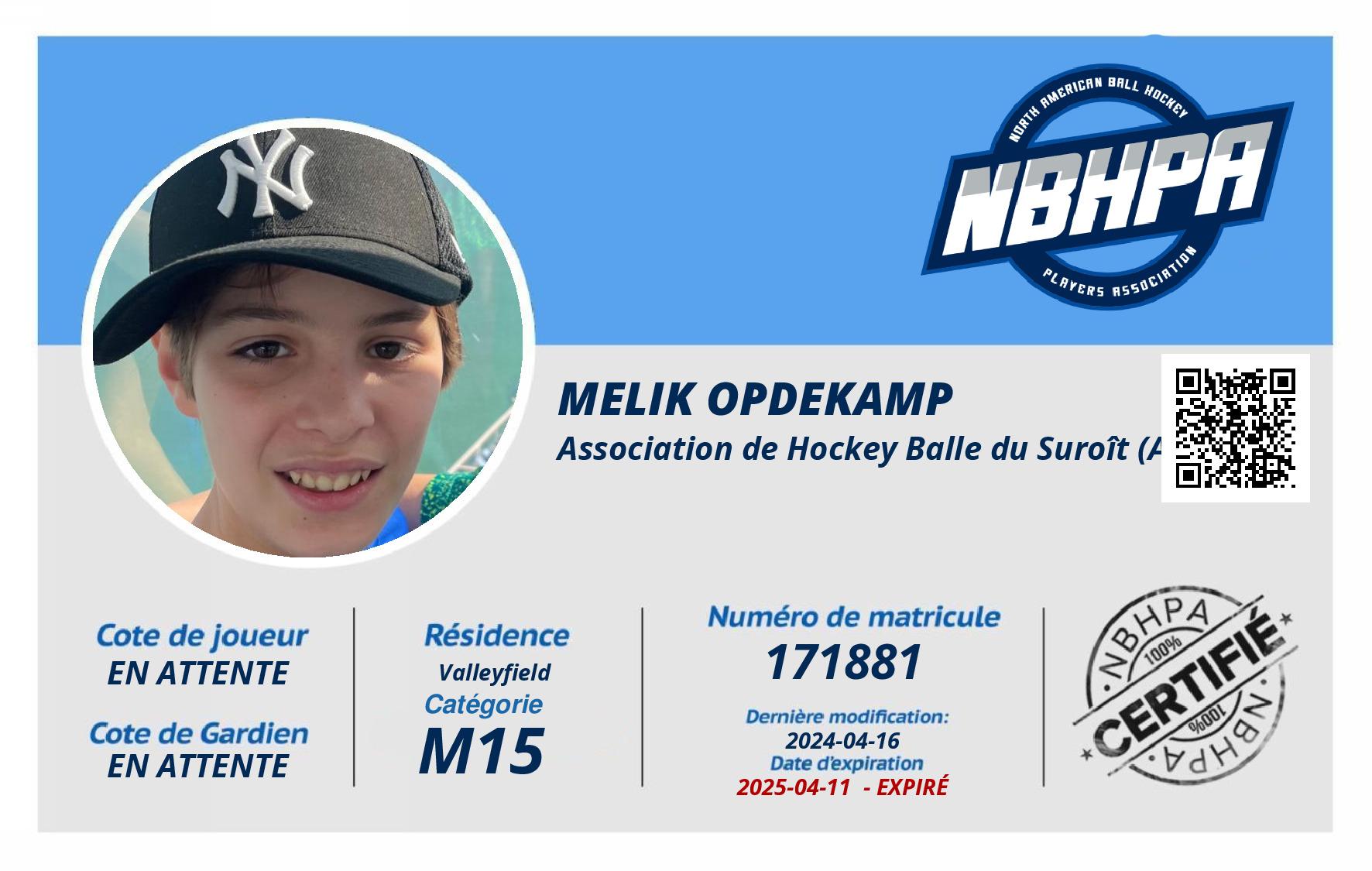 Melik Opdekamp 