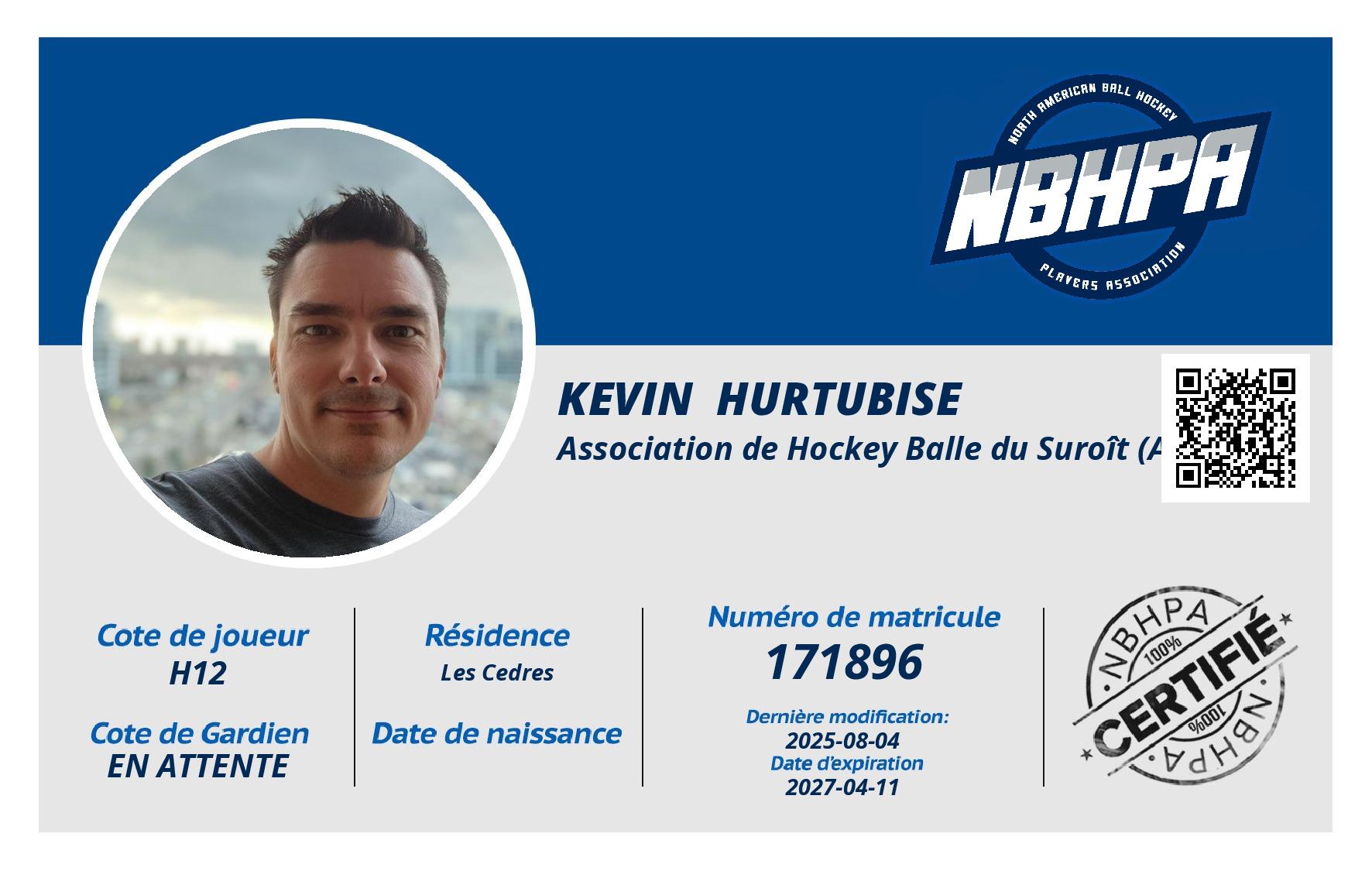 Kevin  Hurtubise 