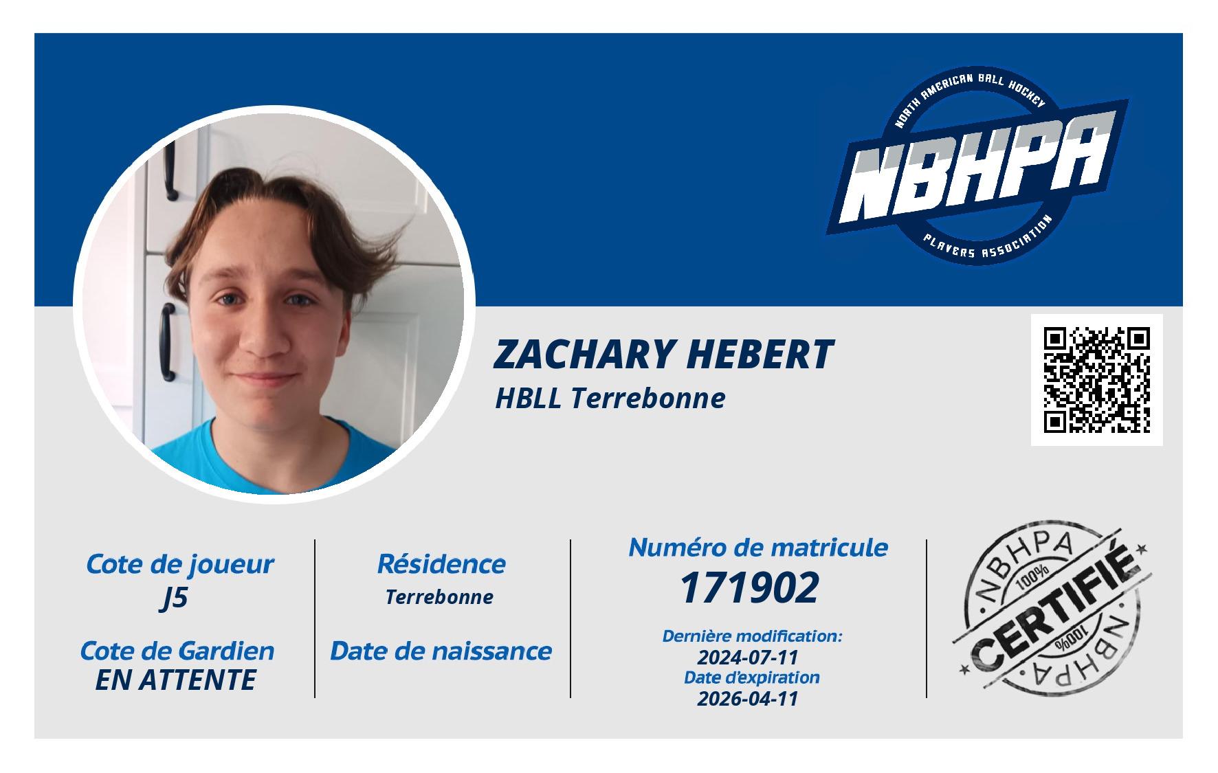 Zachary Hebert
