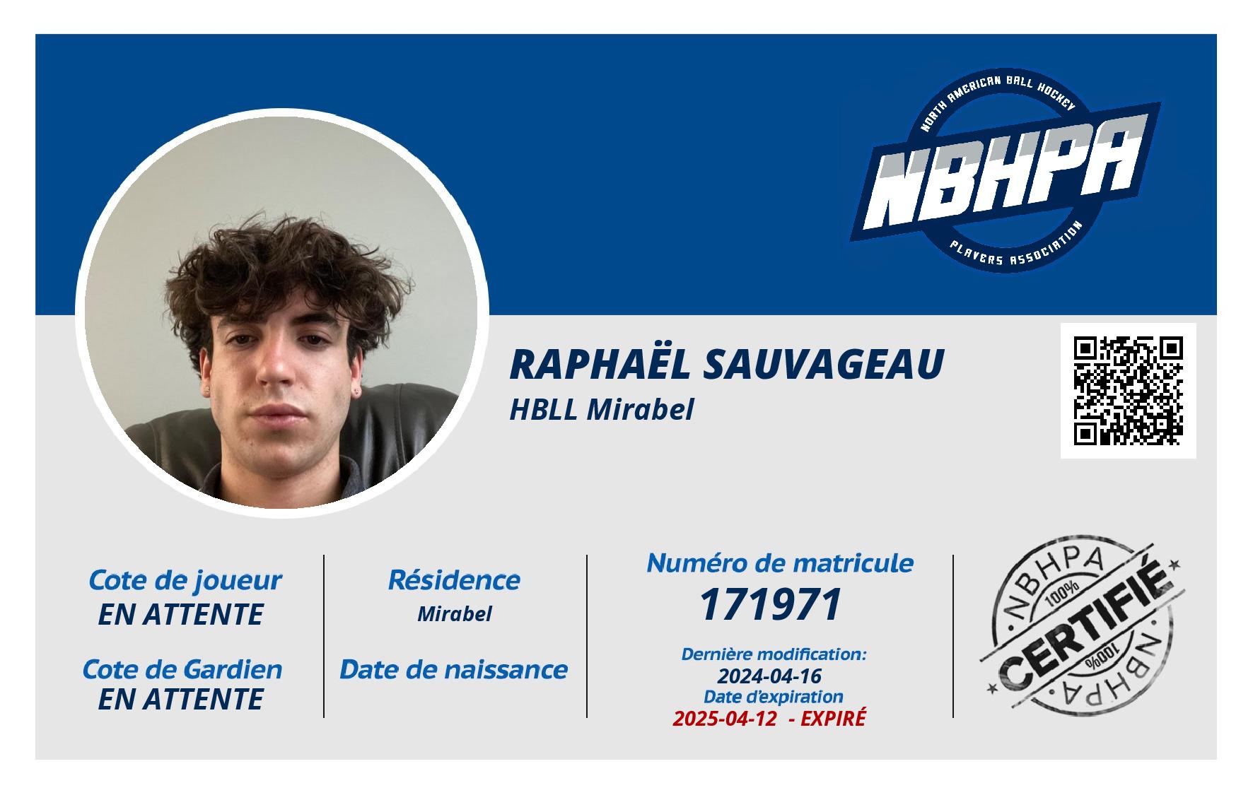 Raphaël Sauvageau 