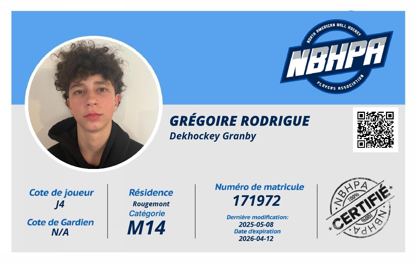 Grégoire Rodrigue