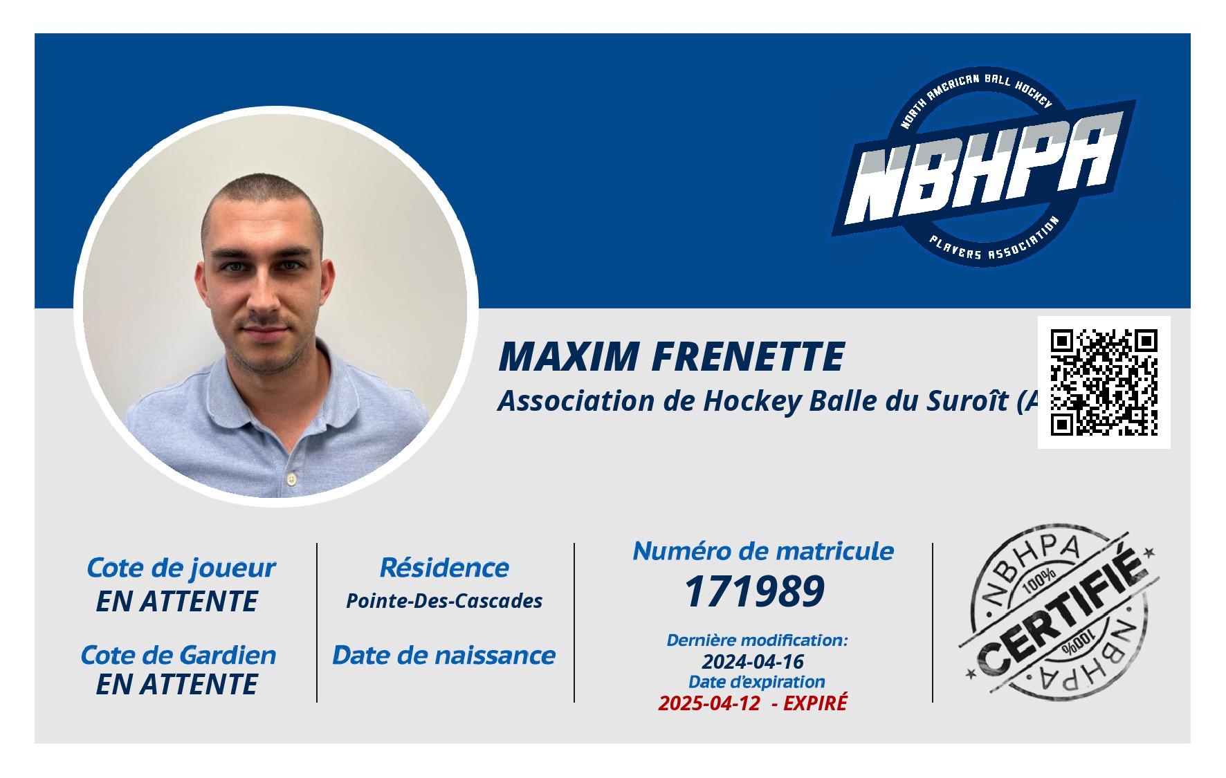 Maxim Frenette