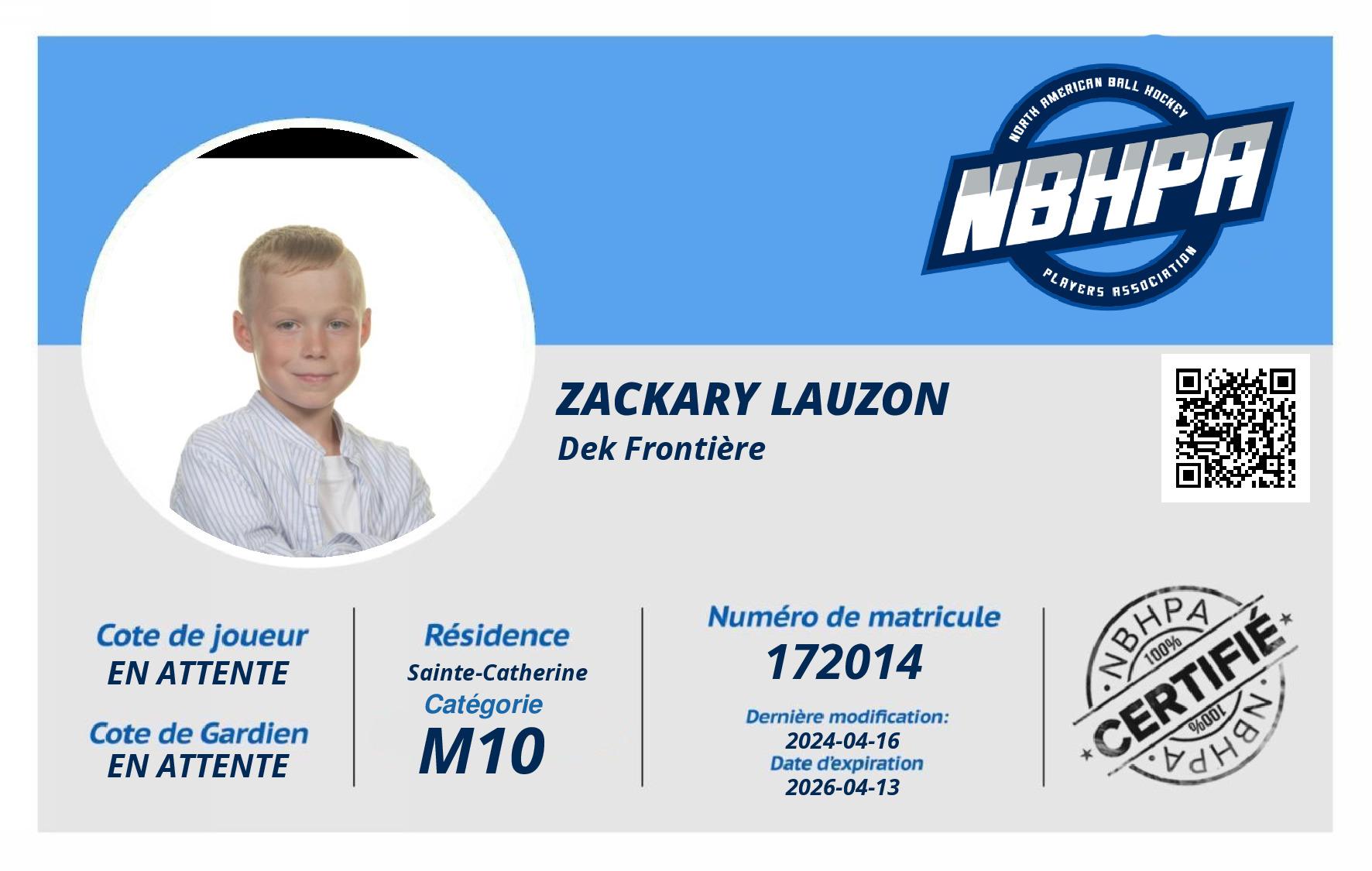 Zackary Lauzon