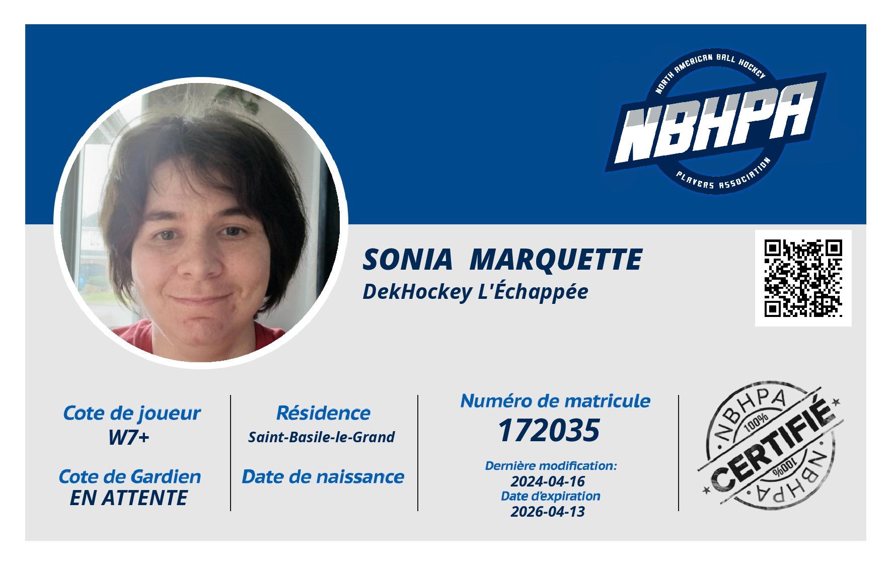 Sonia  Marquette 