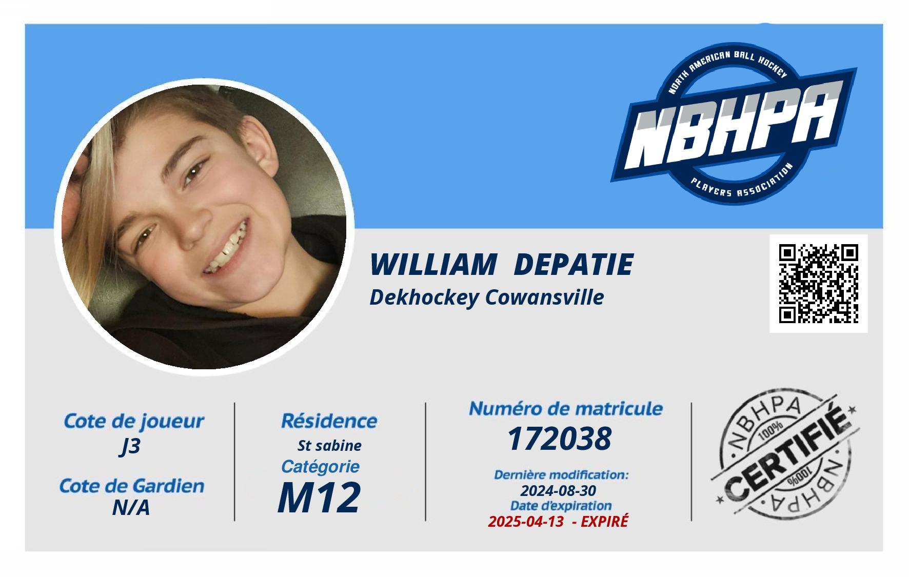 William  Depatie 