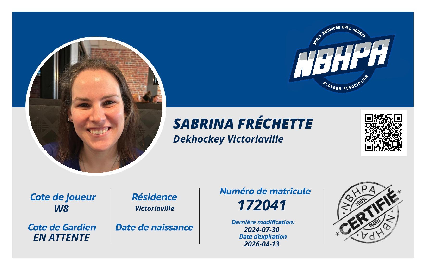 Sabrina Fréchette 