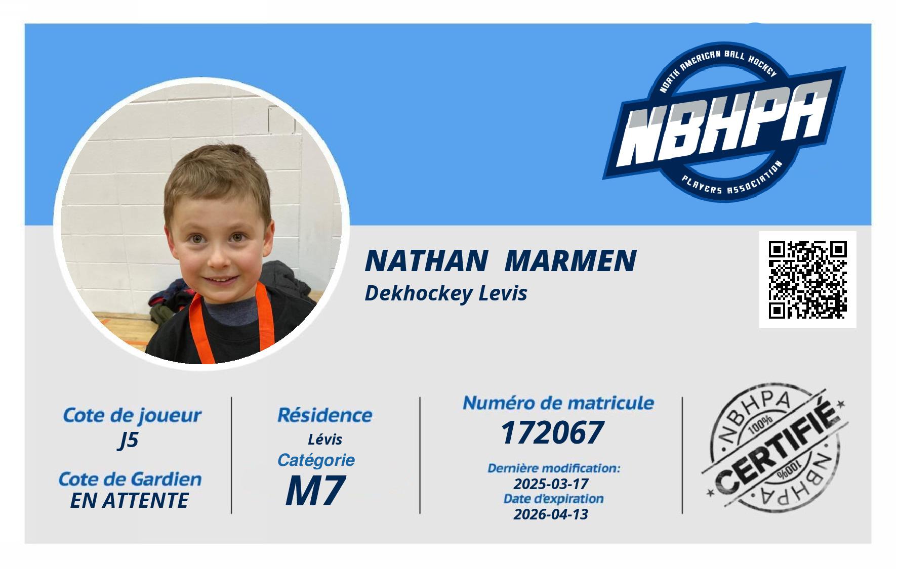 Nathan  Marmen 