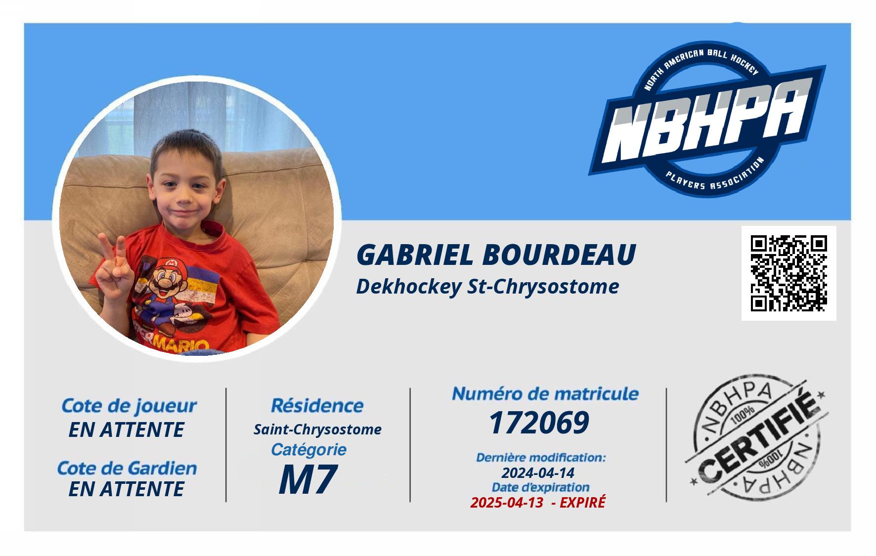 Gabriel Bourdeau