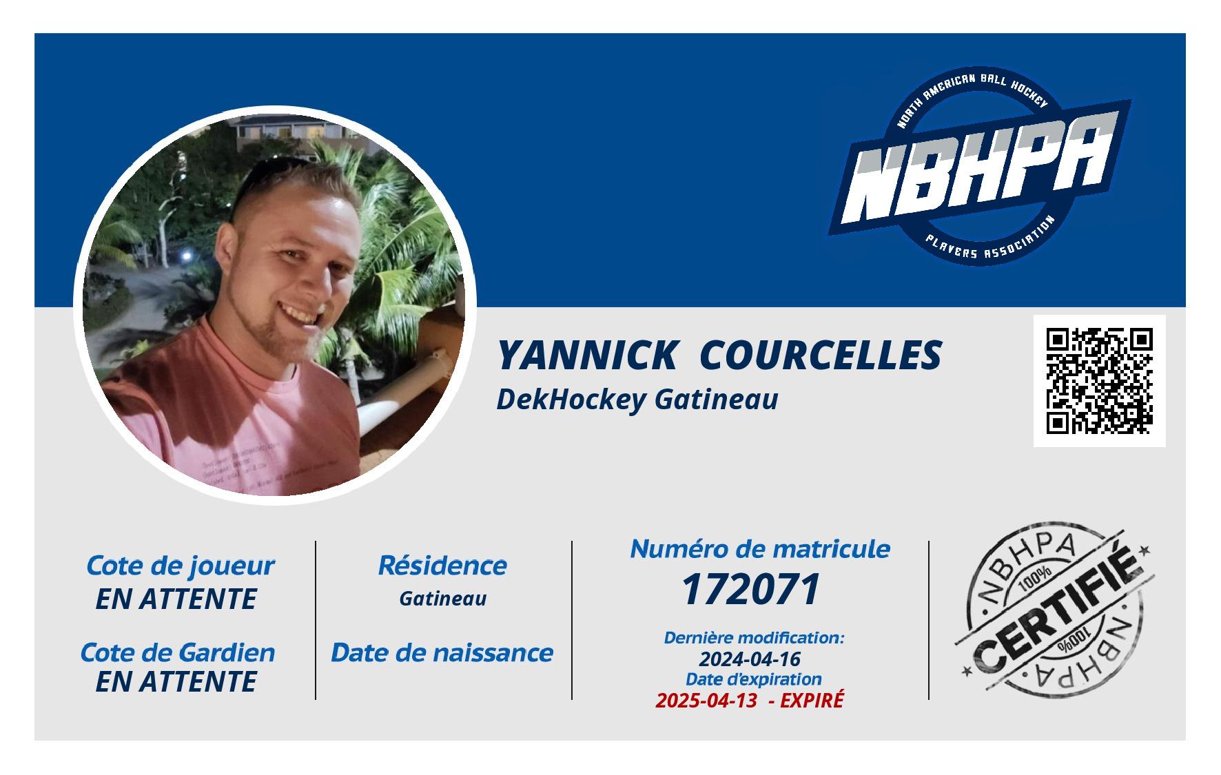 Yannick  Courcelles