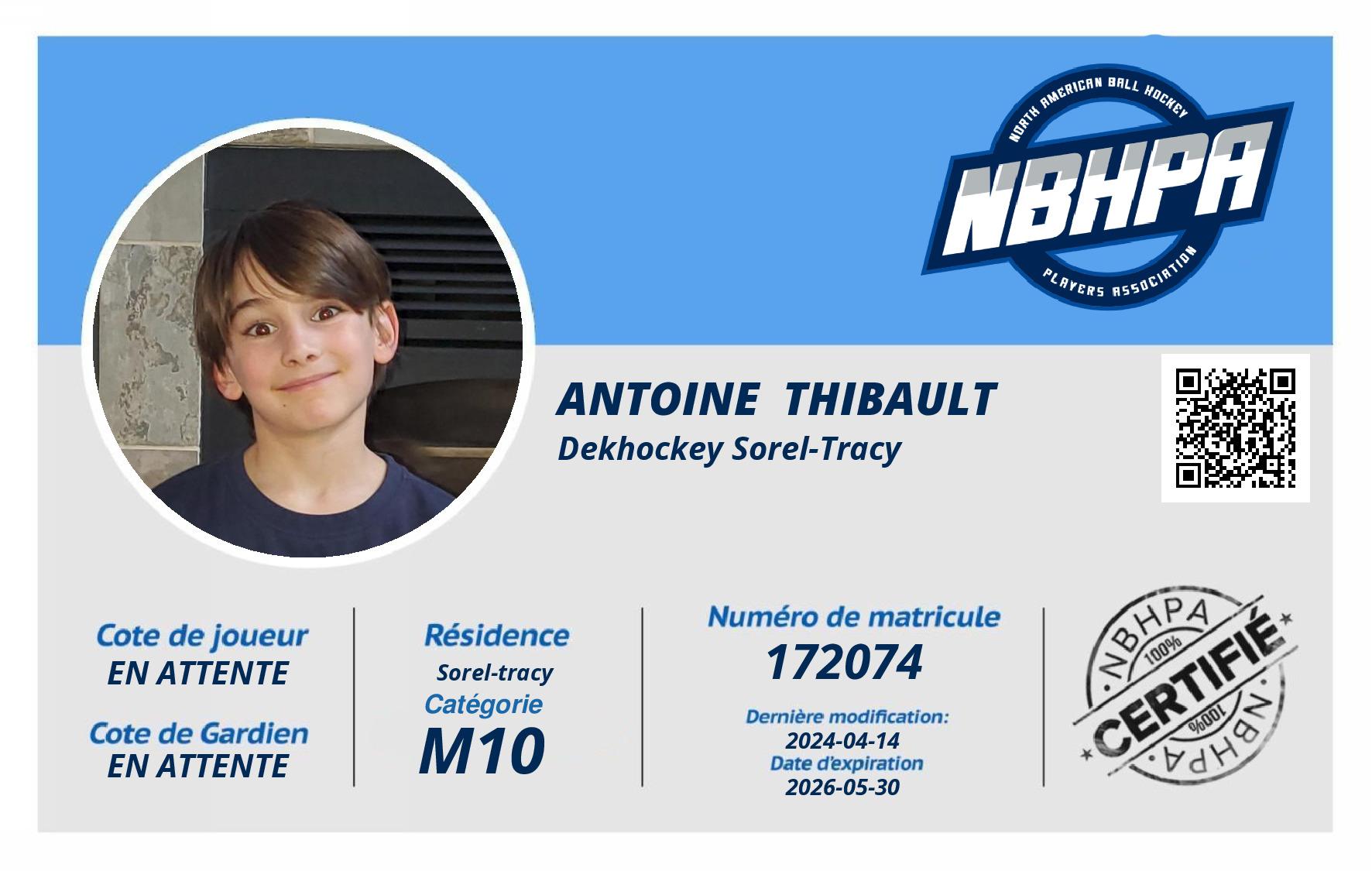 Antoine  Thibault 