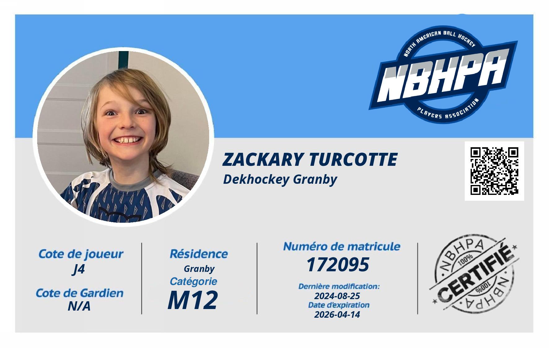 Zackary Turcotte