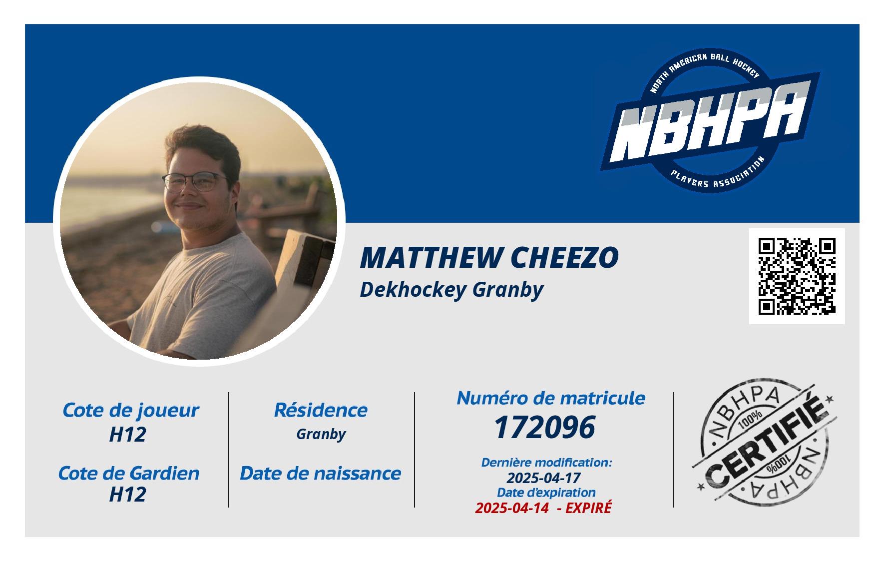 Matthew Cheezo