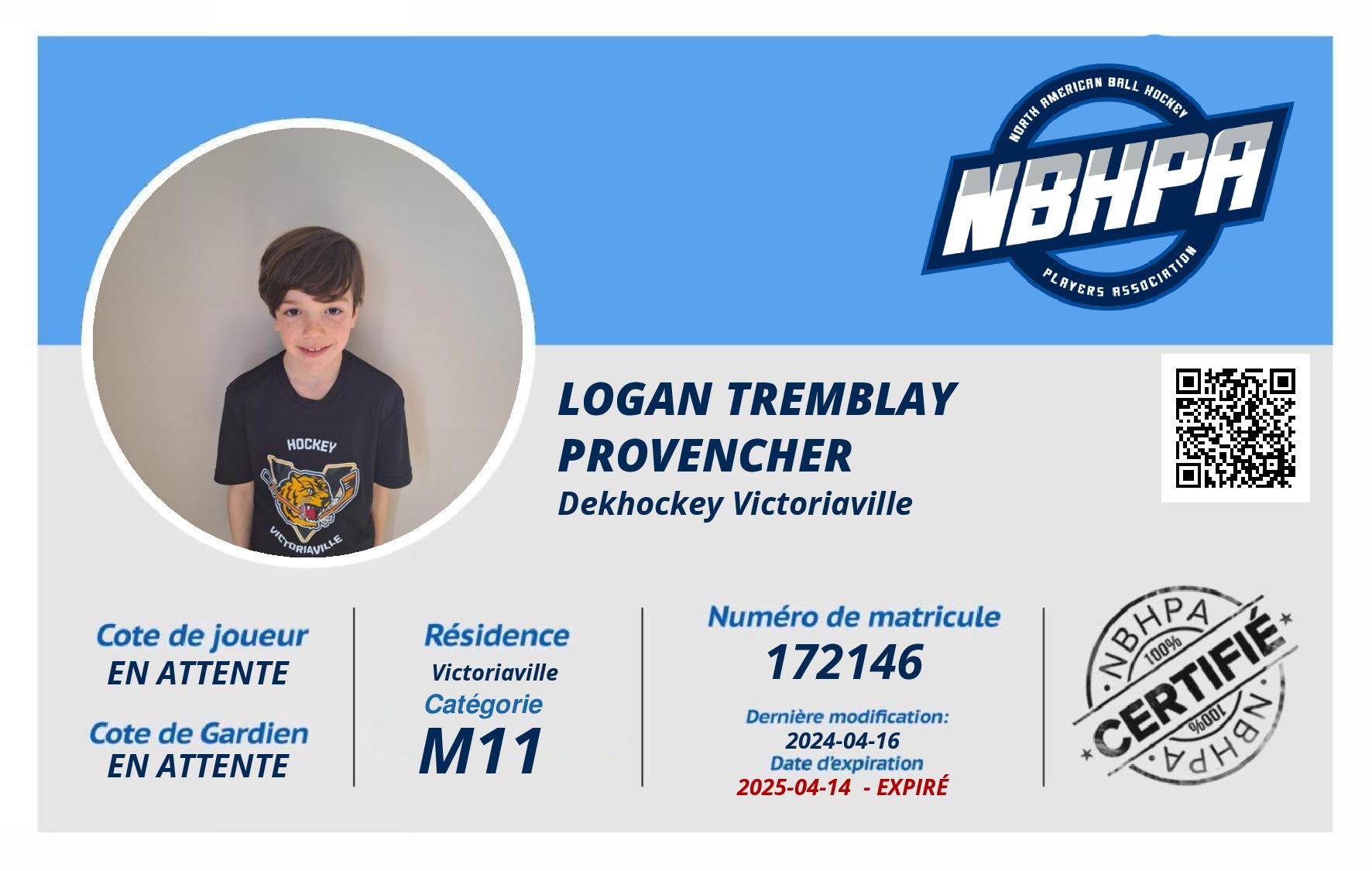 Logan Tremblay provencher