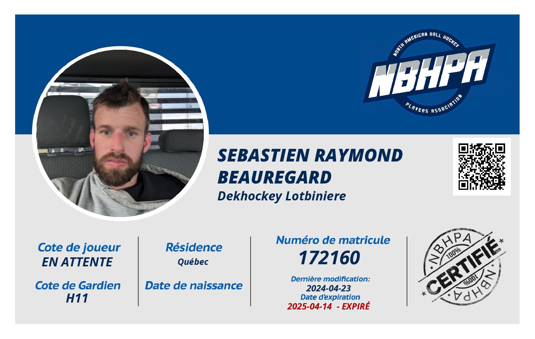 Sebastien Raymond Beauregard 