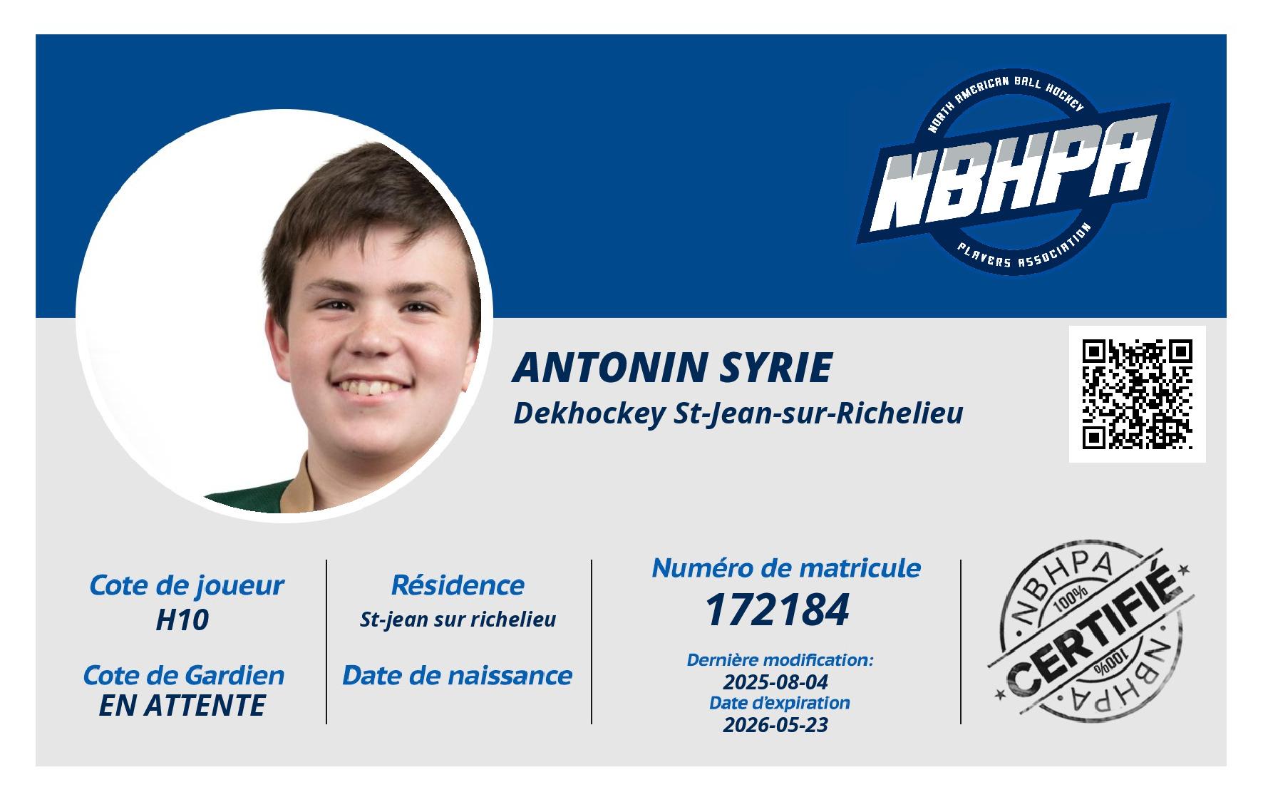 Antonin Syrie