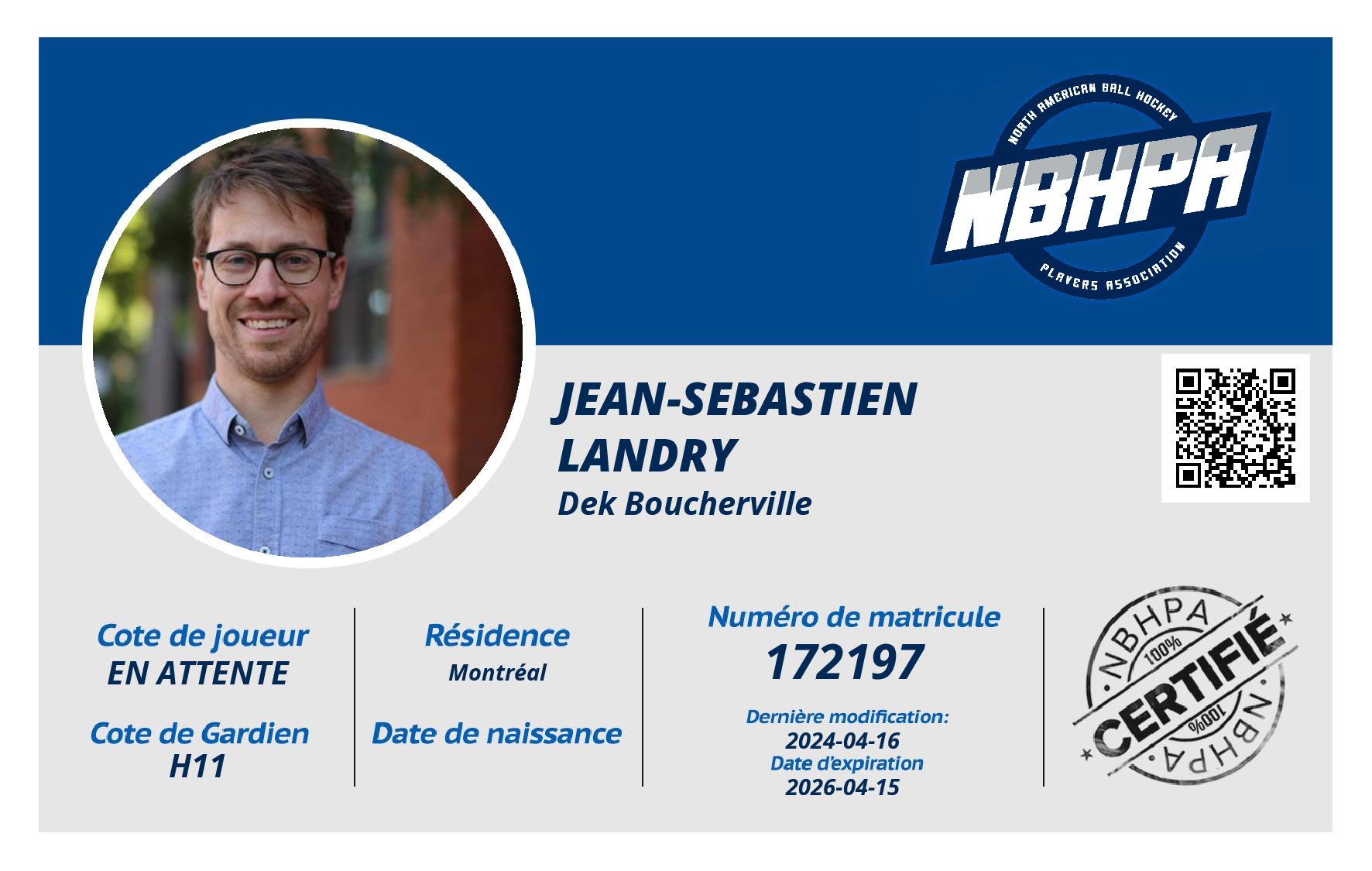 Jean-Sebastien Landry