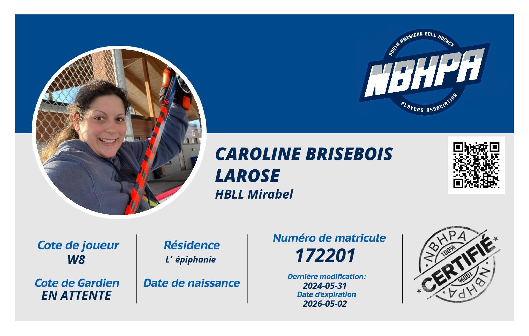Caroline Brisebois Larose 
