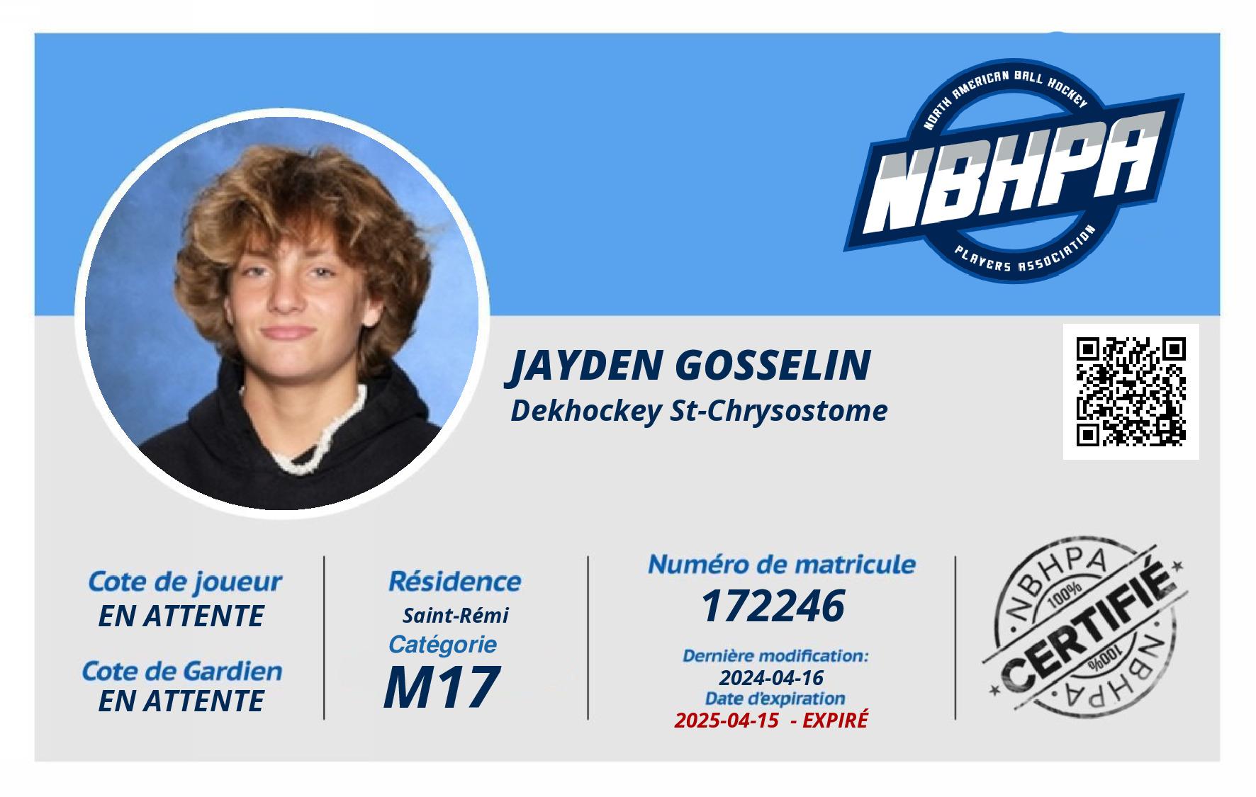 Jayden Gosselin