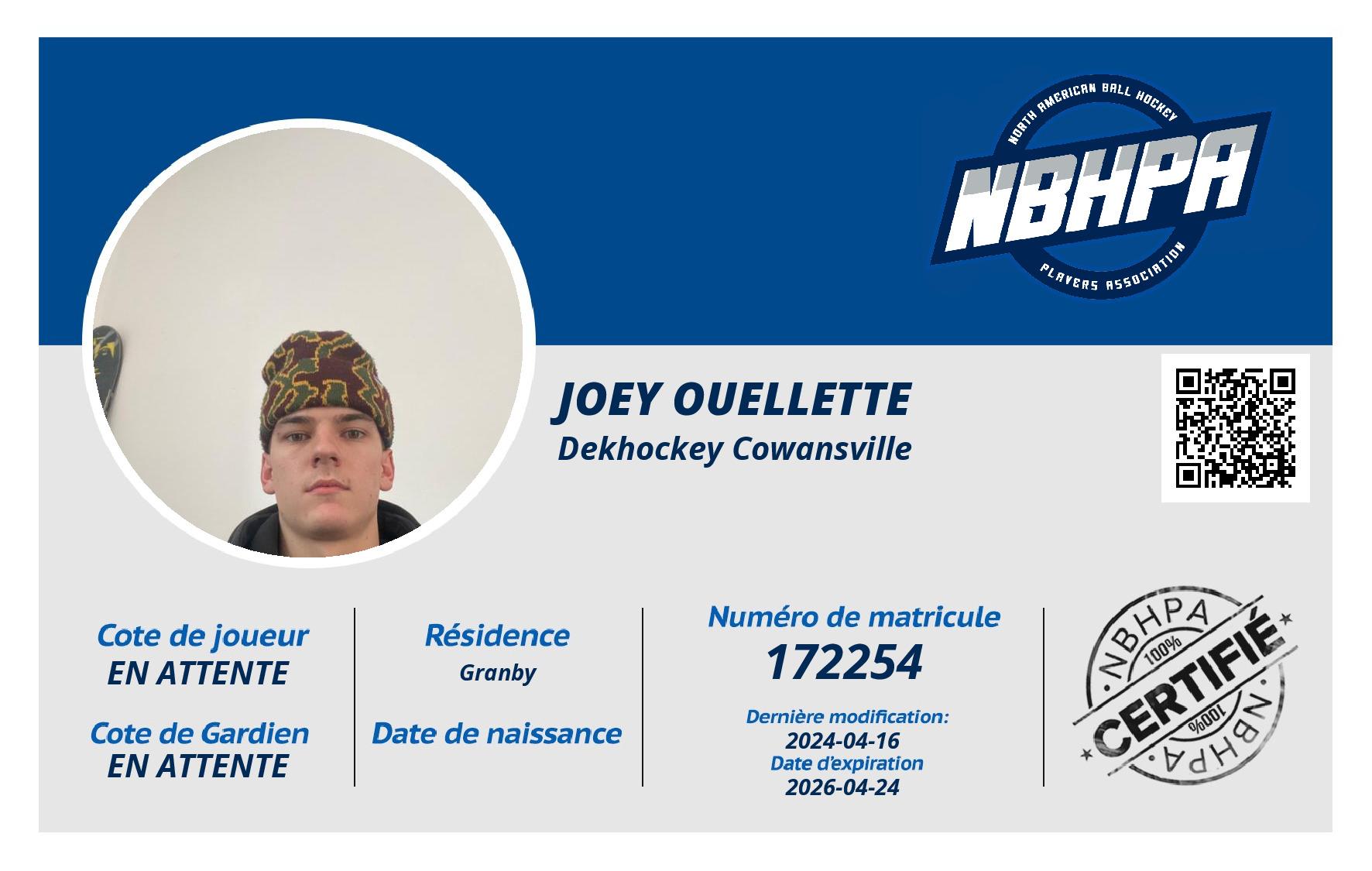 Joey Ouellette