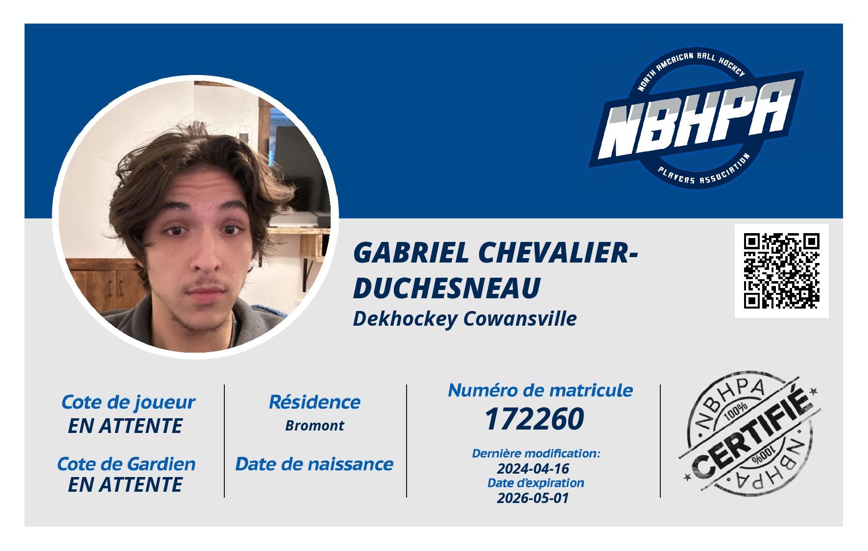 Gabriel Chevalier-Duchesneau